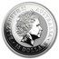2006 Australia 1/2 kilo Silver Year of the Dog BU (Colorized)
