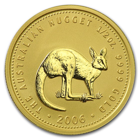 2006 Australia 1/2 oz Gold Kangaroo BU 2006 Australia 1/2 oz Gold Kangaroo BU