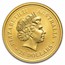 2006 Australia 1/4 oz Gold Lunar Dog BU (Abrasions)
