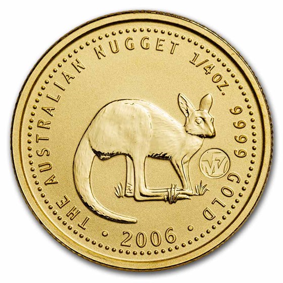 2006 Australia 1/4 oz Gold Nugget BU