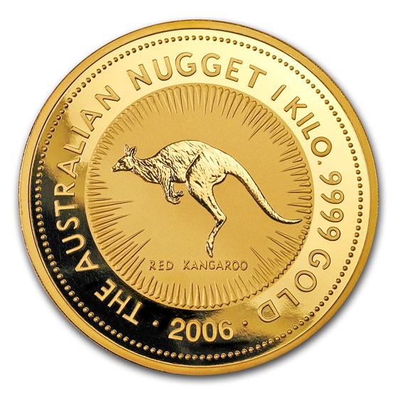 2006 Australia 1 kilo Gold Nugget BU 2006 Australia 1 kilo Gold Nugget BU