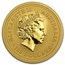 2006 Australia 1 oz Gold Lunar Dog BU (Series I)