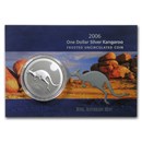 2006 Australia 1 oz Silver Kangaroo (In Display Card)