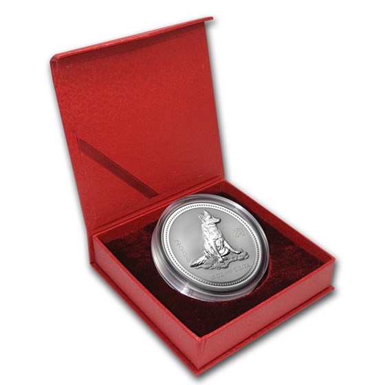 2006 Australia 10 oz Silver Year of the Dog BU (w/Red box) 2006 Australia 10 oz Silver Year of the Dog BU (w/Red box)