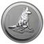 2006 Australia 10 oz Silver Year of the Dog BU