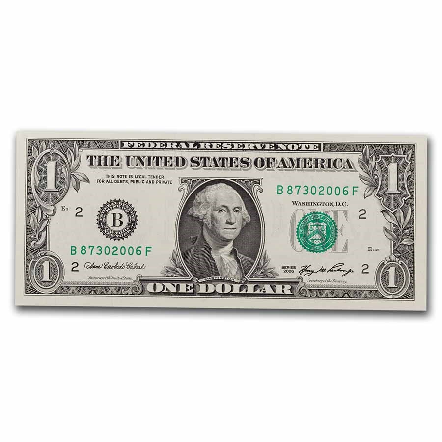 2006 (B-New York) $1.00 FRN CU (Fr#1932-B)