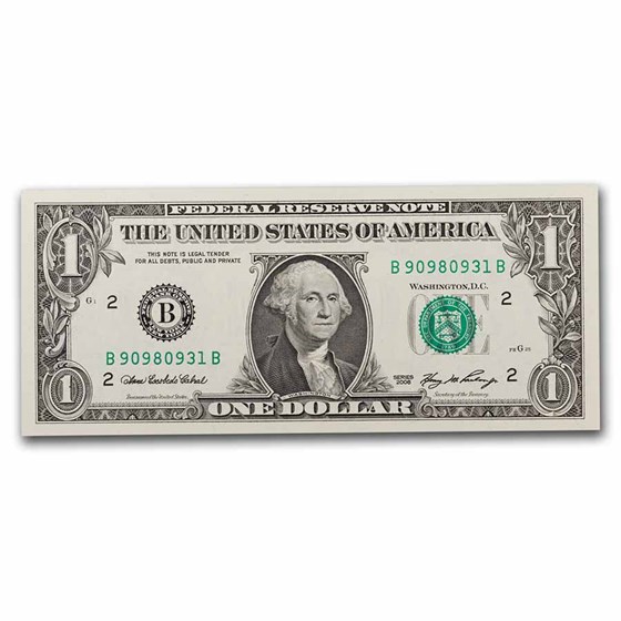 2006 (B-New York) $1.00 FRN CU (Fr#1933-B)