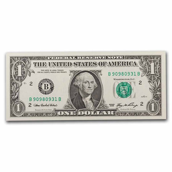 2006 (B-New York) $1.00 FRN CU (Fr#1933-B) 2006 (B-New York) $1.00 FRN CU (Fr#1933-B)