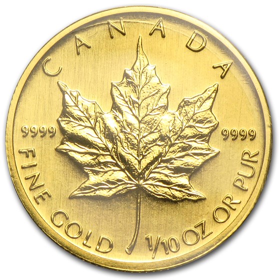 2006 Canada 1/10 oz Gold Maple Leaf BU