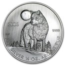 2006 Canada 1/2 oz Silver Timber Wolf Coin (Sealed)