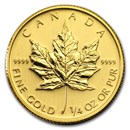 2006 Canada 1/4 oz Gold Maple Leaf BU