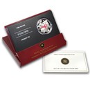 2006 Canada 1 oz Silver $5 Pink Ribbon Enamel Proof