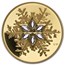 2006 Canada Proof Gold $300 Crystal Snowflake