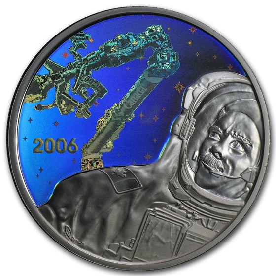 2006 Canada Silver $30 Canadarm2 Proof (Hologram) 2006 Canada Silver $30 Canadarm2 Proof (Hologram)