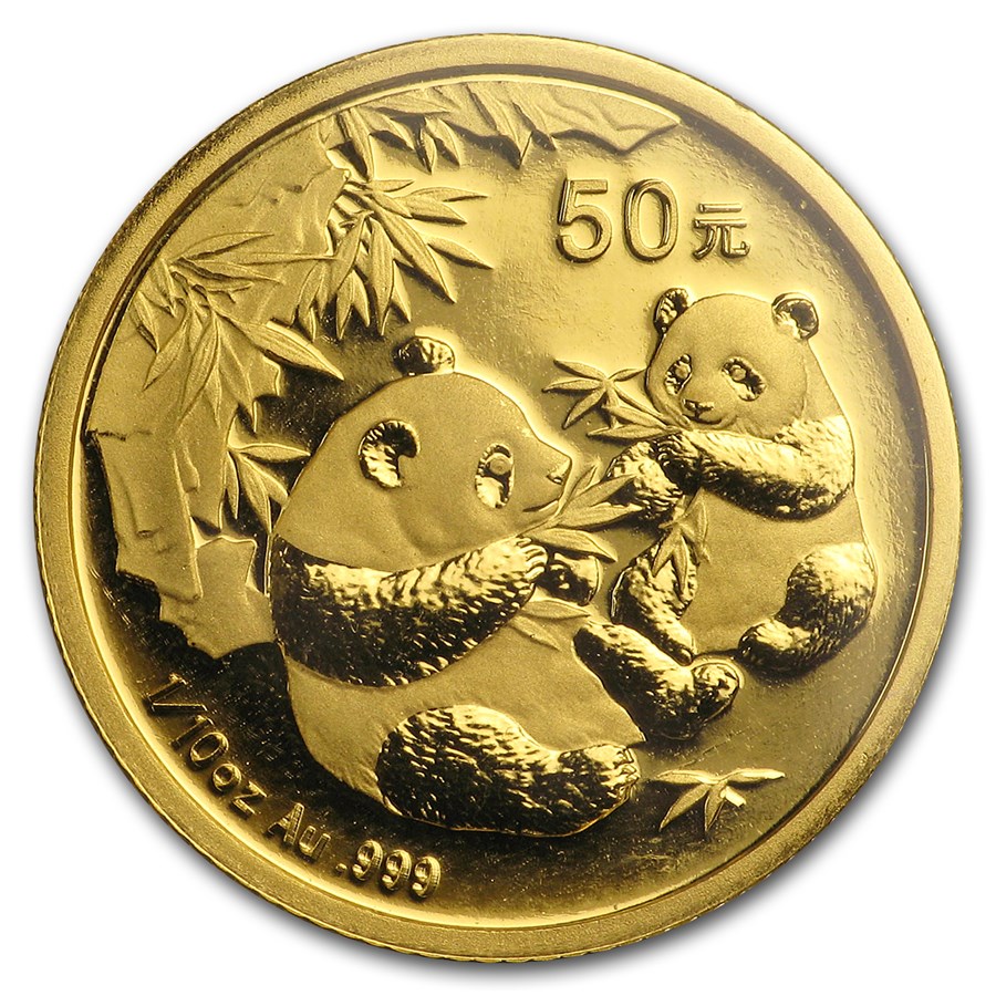 2006 China 1/10 oz Gold Panda BU (Sealed)