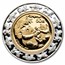 2006 China 4-Coin Gold/Silver Panda Lunar Dog Proof Set