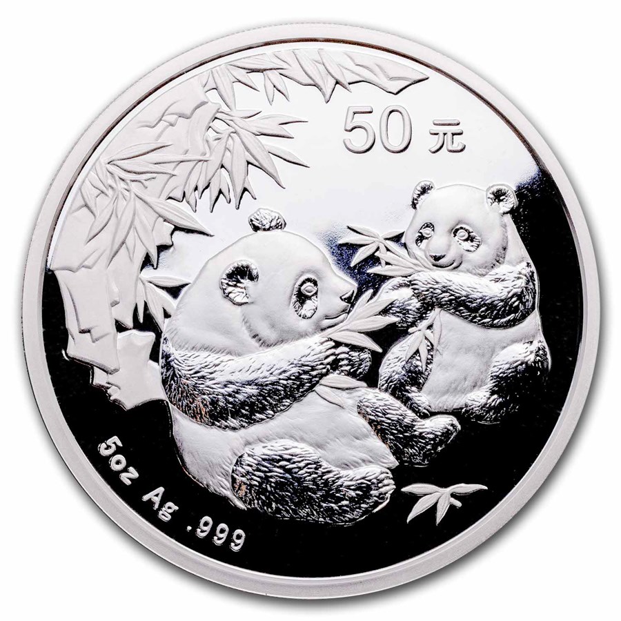 2006 China 5 oz Silver Panda Proof (w/Box & COA)