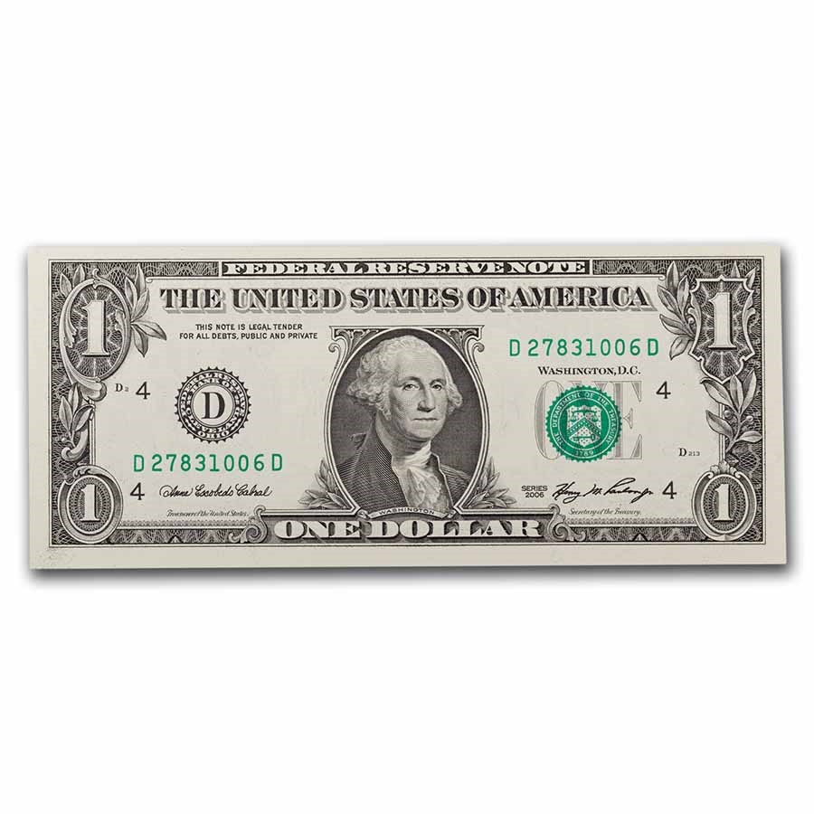 2006 (D-Cleveland) $1.00 FRN CU (Fr#1932-D)