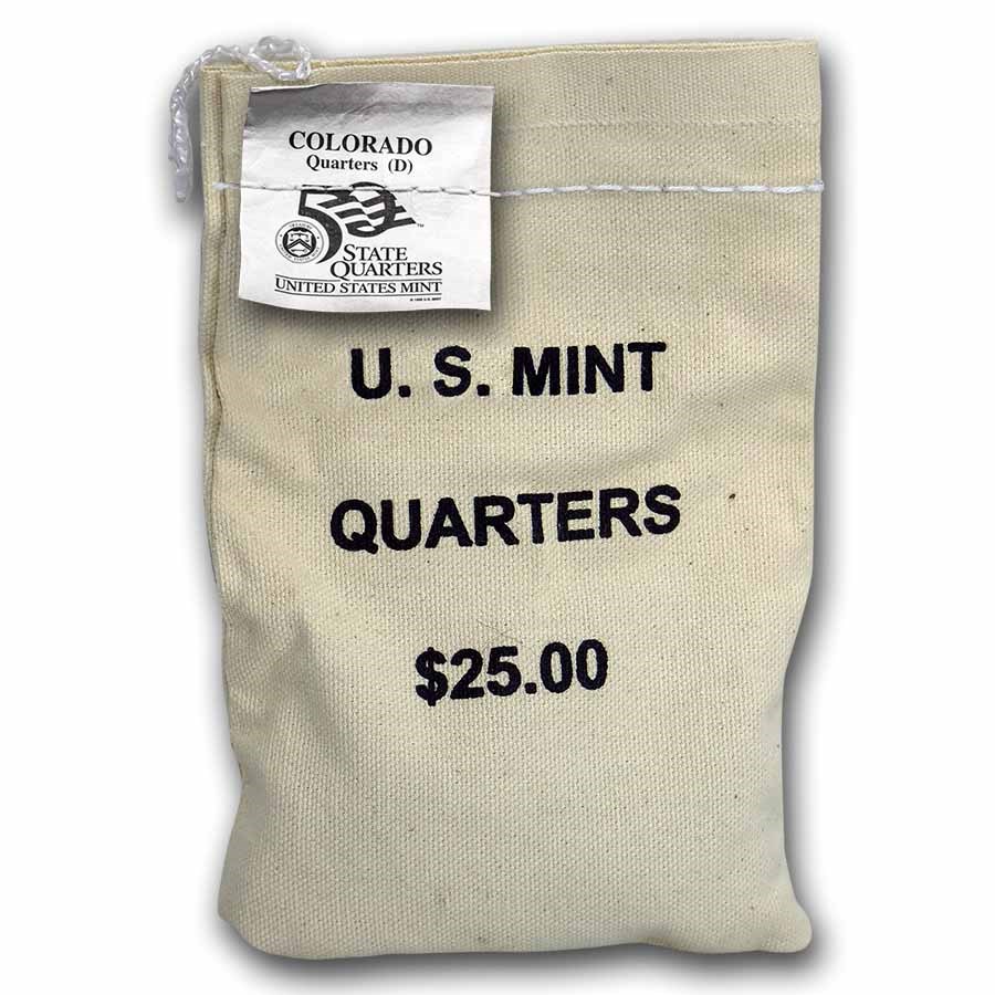 2006-D Colorado State Quarter $25 Sealed Mint Bag BU