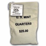 2006-D Nebraska State Quarter $25 Sealed Mint Bag BU
