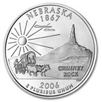 2006-D Nebraska Statehood Quarter 40-Coin Mint Wrapped Roll BU
