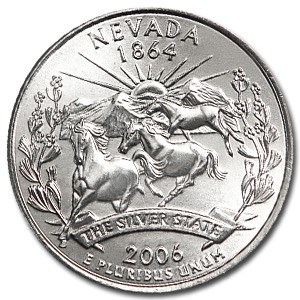 2006-D Nevada State Quarter BU