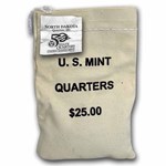 2006-D North Dakota State Quarter $25 Sealed Mint Bag BU