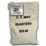2006-D South Dakota State Quarter $25 Sealed Mint Bag BU