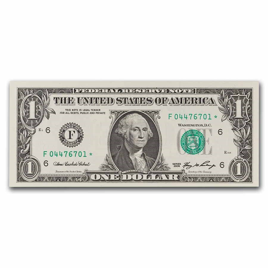 2006* (F-Atlanta) $1.00 FRN CU (Fr#1932-F*) Star Note!