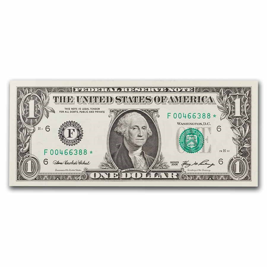 2006* (F-Atlanta) $1.00 FRN CU (Fr#1933-F*) Star Note!