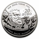 2006 France Silver €20 Jules Verne Proof (Center of the Earth)