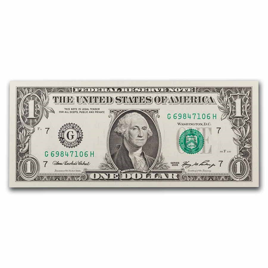 2006 (G-Chicago) $1.00 FRN CU (Fr#1933-G)