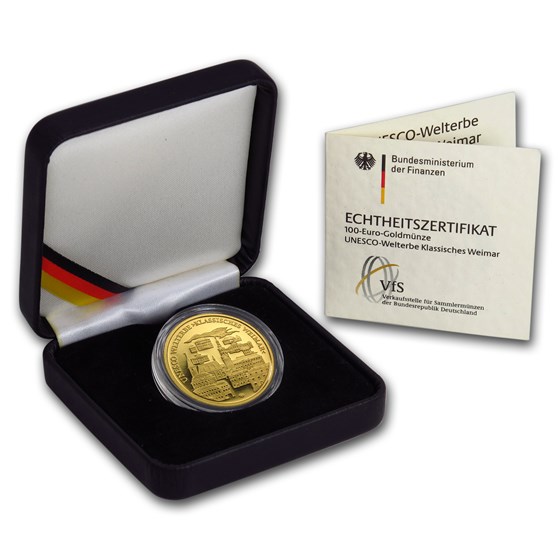 2006 Germany 1/2 oz Gold 100 Euro Weimar BU 2006 Germany 1/2 oz Gold 100 Euro Weimar BU
