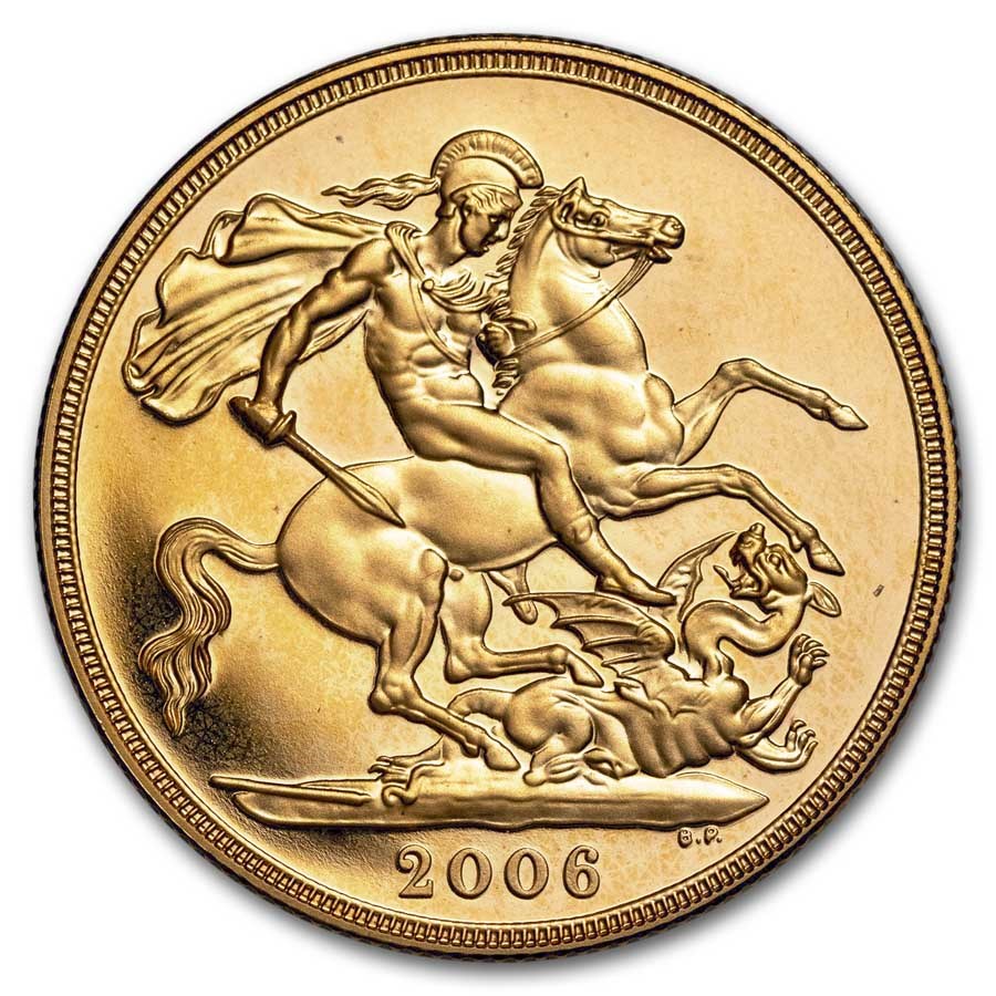 2006 Great Britain Gold £2 Double Sovereign Elizabeth II Proof