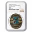 2006 Israel Gold Medal Chagall Violiniste Bleu MS-66 NGC
