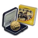 2006 Italy Proof Gold 50 Euro Torino Winter Olympics