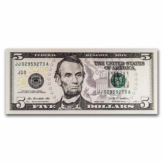 2006 (J-Kansas City) $5 FRN CCU (Fr#1993-J) 2006 (J-Kansas City) $5 FRN CCU (Fr#1993-J)
