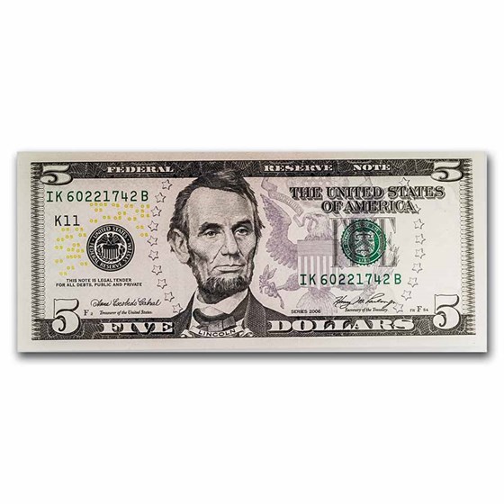 2006 (K-Dallas) $5 FRN CCU (Fr#TBD) 2006 (K-Dallas) $5 FRN CCU (Fr#TBD)