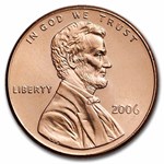 2006 Lincoln Cent 50-Coin Roll BU