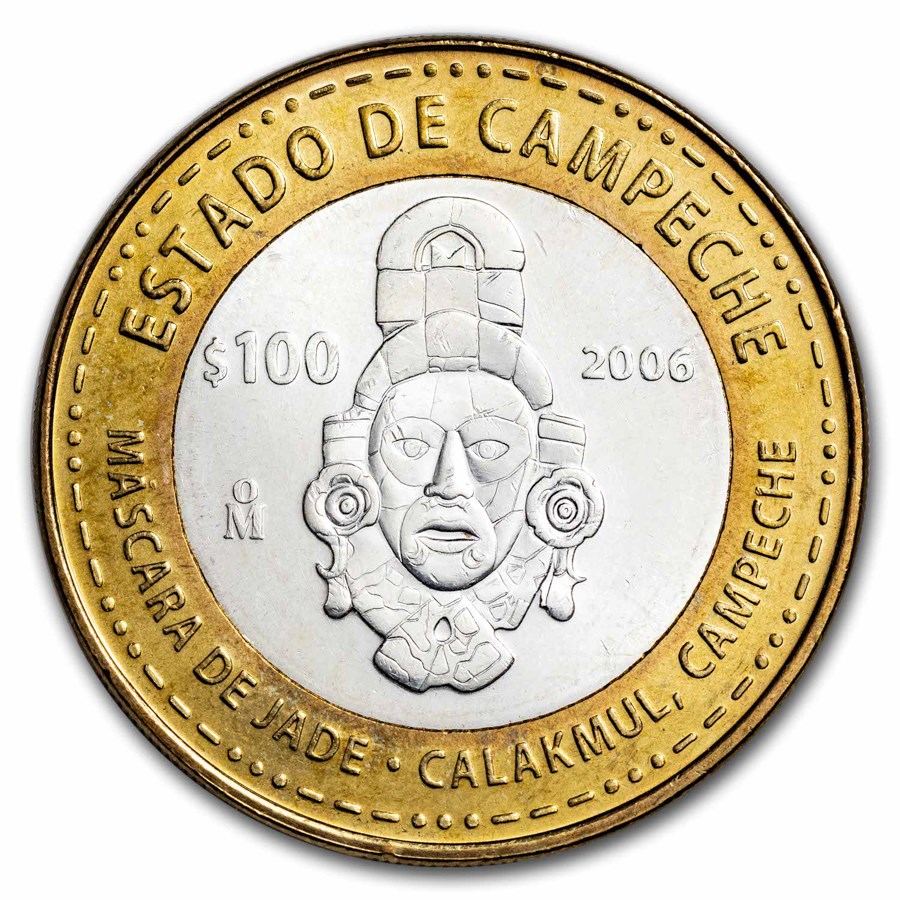 Buy 2006 Mexico Bimetallic 100 Pesos Campeche BU (2nd Edition) | APMEX