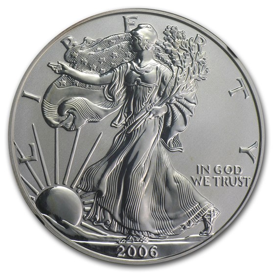2006-P 1 oz Reverse Proof Silver Eagle (Capsule Only) 2006-P 1 oz Reverse Proof Silver Eagle (Capsule Only)