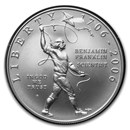 2006-P 2-Pc Franklin $1 Silver Coin/Chronicle Set BU (Box/COA)