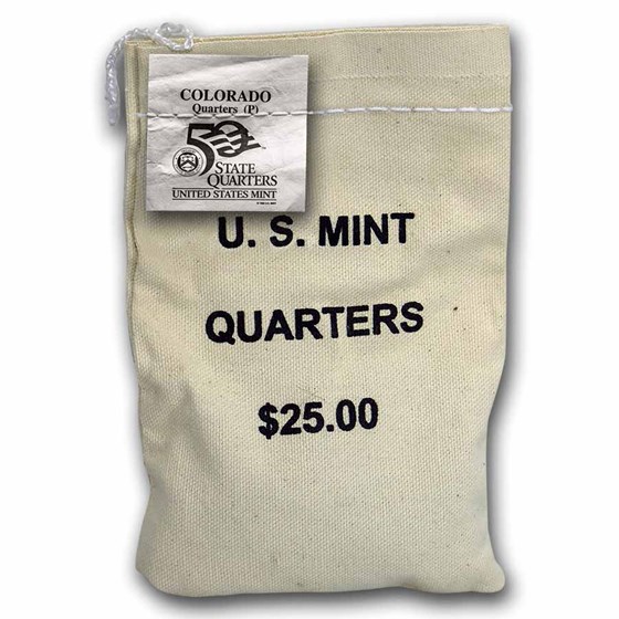 2006-P Colorado State Quarter $25 Sealed Mint Bag BU