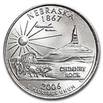 2006-P Nebraska Statehood Quarter 40-Coin Roll (Mint Wrapped)