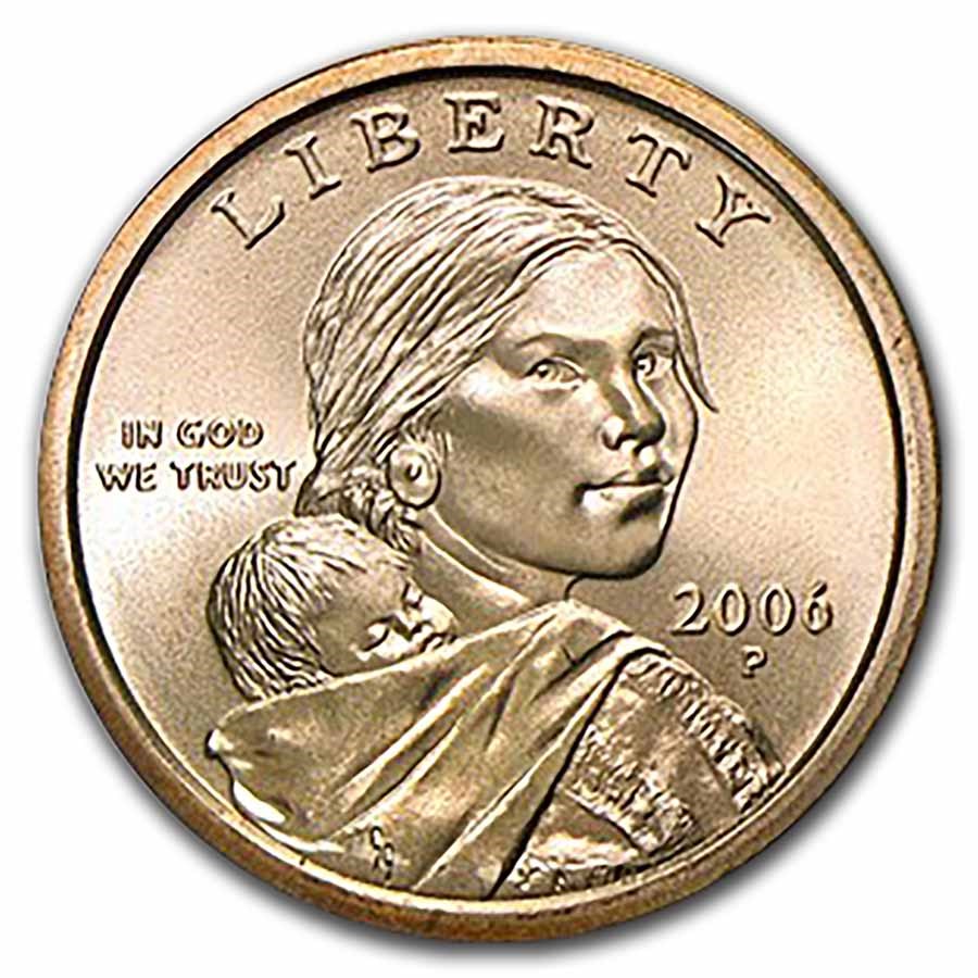 2006-P Sacagawea Dollar (25-Coin Roll) BU
