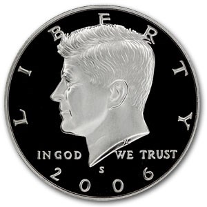 2006-S Kennedy Half Dollar Gem Proof