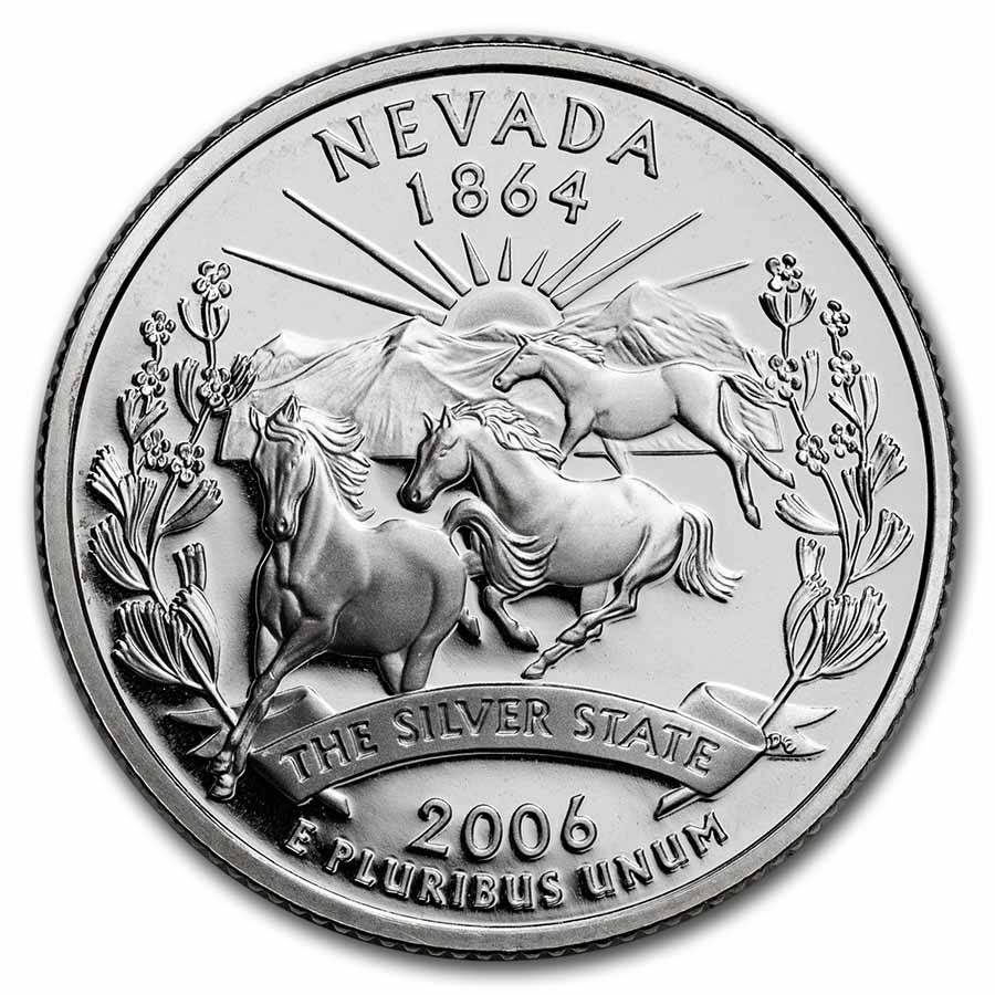 2006-S Nevada State Quarter Gem Proof (Silver)