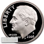 2006-S Roosevelt Dime 50-Coin Roll Proof
