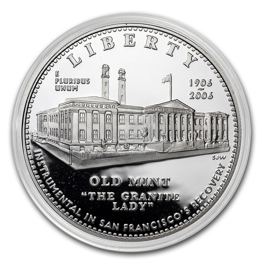 2006-S San Francisco Old Mint $1 Silver Commem Prf (Capsule Only)