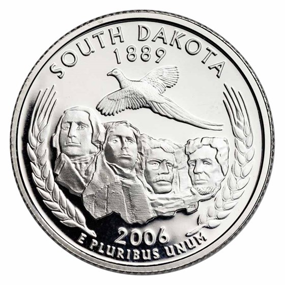 2006-S South Dakota State Quarter Gem Proof (Silver) 2006-S South Dakota State Quarter Gem Proof (Silver)